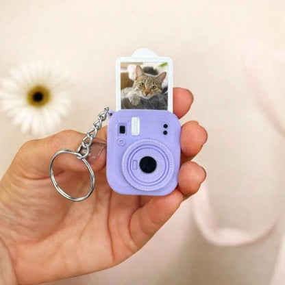 Mini 3D Camera Keychain Pendant