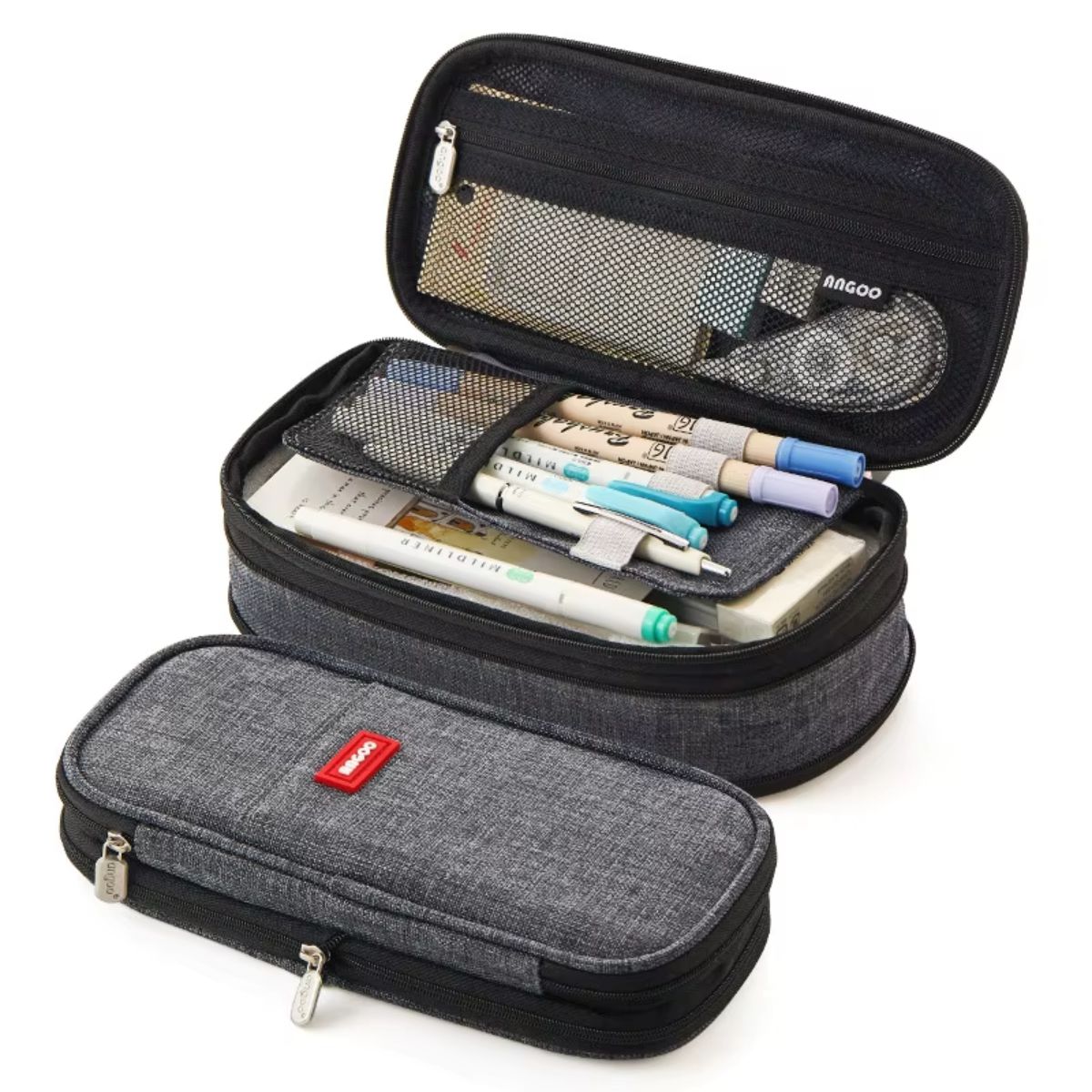 Large Capacity Double Layer Pencil Case